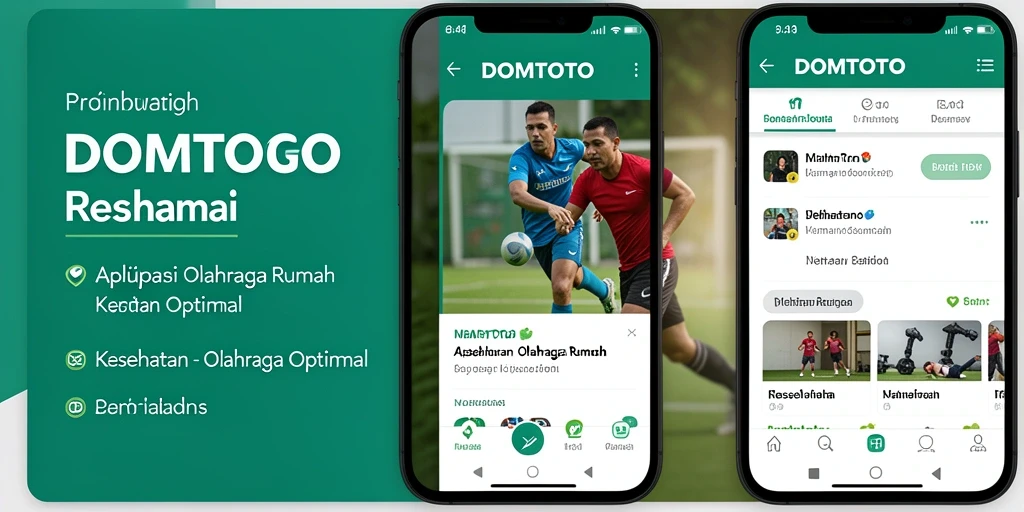 Tampilan antarmuka aplikasi DOMTOTO yang user-friendly.