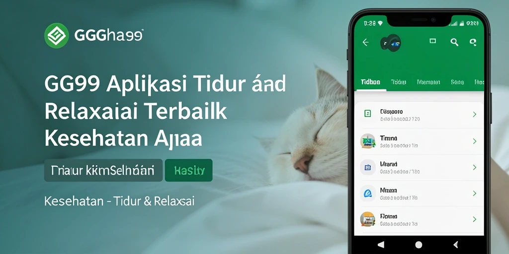 Antarmuka <strong>GG99</strong> dengan pilihan suara relaksasi dan meditasi.