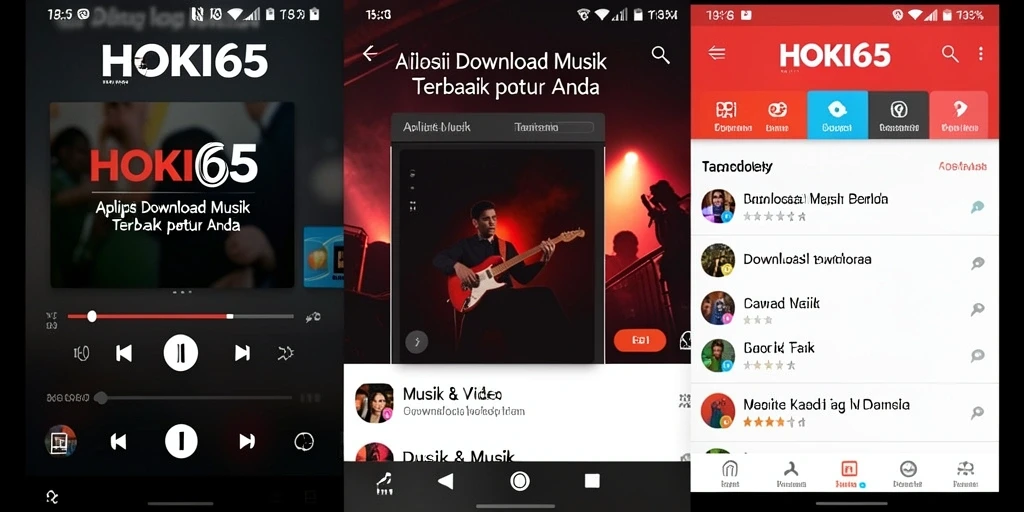 Tampilan utama HOKI65 untuk Download Musik yang menarik.