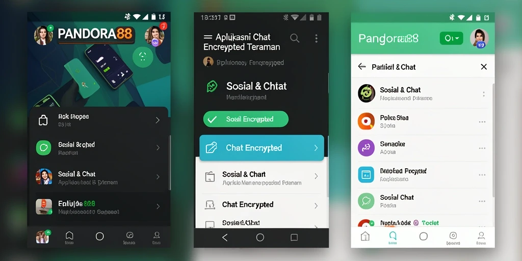 Antarmuka intuitif PANDORA88 yang mendukung chat aman dan terenkripsi.