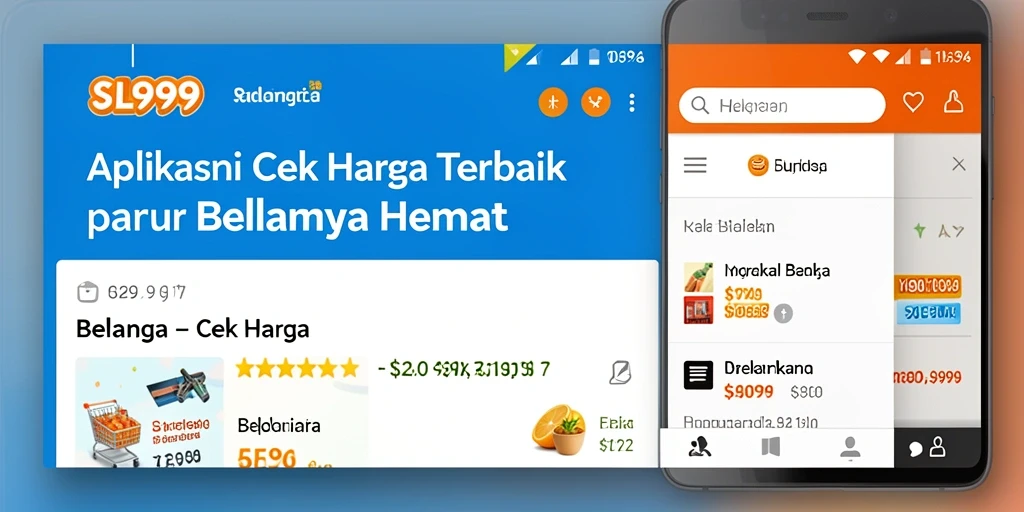 Antarmuka aplikasi SL999 yang mudah digunakan untuk cek harga.